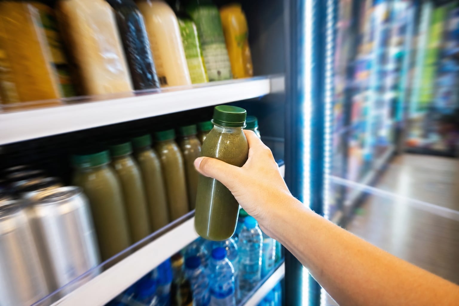 Yaí funciona como opção de bebida na geladeira da empresa